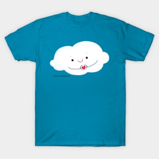 Cloud doing a heart with hands T-Shirt